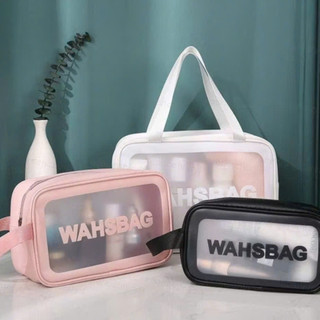 TÚI ĐỰNG MỸ PHẨM WAHSBAG TRONG SUỐT – CHỐNG THẤM NƯỚC, THỜI TRANG, NHỎ GỌN, TIỆN MANG KHI ĐI DU LỊCH HOẶC ĐI LÀM