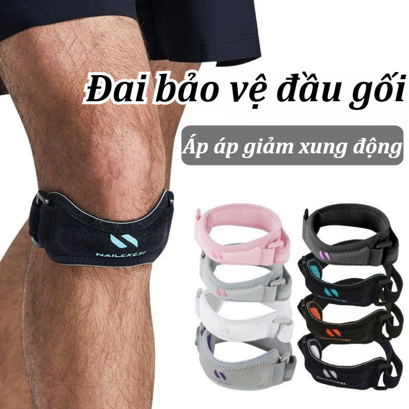 Đai bảo vệ đầu gối,Đai bảo vệ đầu gố,Áp áp giảm xung động,ổn định xương đầu gối