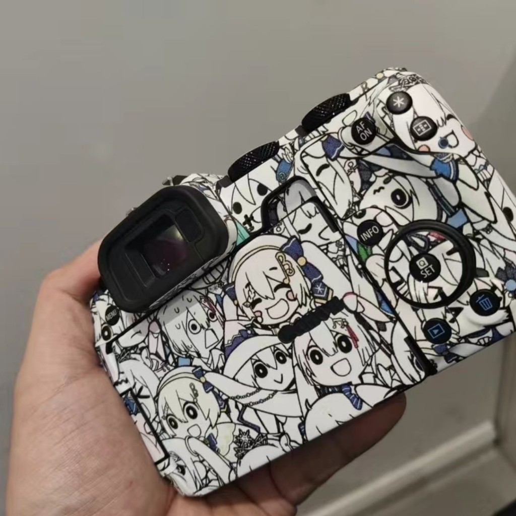Con lừa đi bộ được sử dụng cho máy ảnh Canon r100 Nhãn dán r50 Keo dán không đánh dấu Thay đổi màu sắc Phim bảo vệ đầy màu sắc Con lừa đi bộ được sử dụng trong nhãn dán máy ảnh canon r100 mwiuwyw1.my20251010