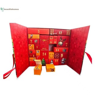 BeautifulHomeA Giáng Sinh Đếm Ngược Trống Hộp Quà Tặng Để Lấp Đầy 24 Ngày Ông Già Noel In Hình Hộp Sưu Tập Giáng Sinh Mùa Vọng Lịch Hộp VN