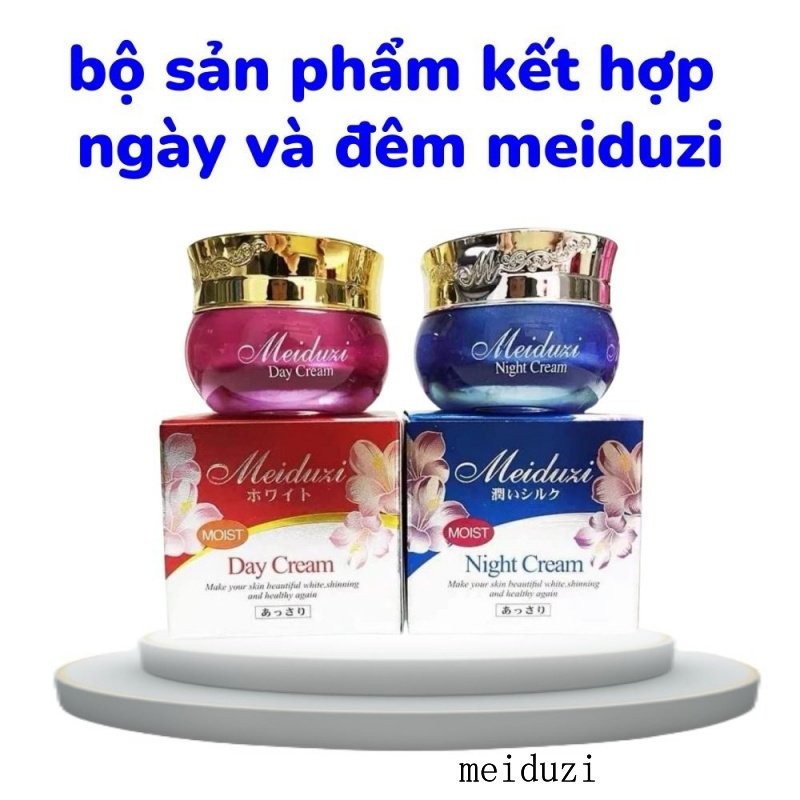 Bộ Kem Dưỡng Da Meiduzi Nhật Bảngày & Đêm – Dưỡng Ẩm - Hình ảnh thực tế
