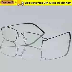 Kính mắt doanh nhân ESSENCEH, Kính đọc sách chống ánh sáng xanh bảo vệ mắt bằng kim loại, Kính siêu thị chặn màu xanh di động dành cho nam nữ