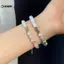 KUZHEN Tinh Tế Opal Pha Lê Đính Hạt Vòng Tay Nữ Mặt Dây Chuyền Ngôi Sao Thanh Lịch Vòng Tay Có Thể Điều Chỉnh Thời Trang Tình Bạn Trang Sức Quà Tặng HOT