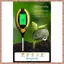 Máy đo độ ẩm đất 4 trong 1 Máy đo độ ẩm / nhiệt độ / đất PH Máy đo cường độ ánh sáng mặt trời để trồng cây làm vườn với Backli Dễ sử dụng (R F C V)