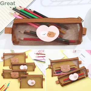 Túi GREAT Bear Brown Kawaii Văn phòng phẩm dễ thương