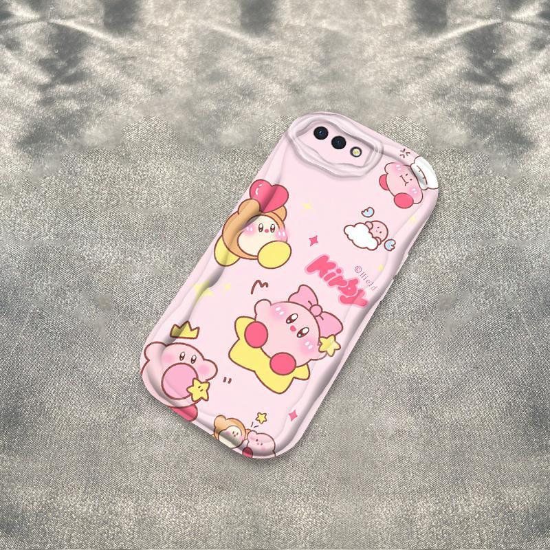 Ốp Silicon Hoạt Hình Cho OPPO A3S A1K A12E AX5 Realme C2 Bảo Vệ 3D Vỏ Điện Thoại Mềm TPU Lotso Bear Kirby Ốp Lưng Chống Sốc