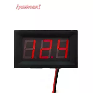 Vôn kế kỹ thuật số 2 dây DC 5V đến 120V Điện áp kỹ thuật số Displayponents Đồng hồ đo xe điện Kết nối chống đảo ngược