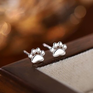 Bạc 925 Kim Mèo Móng Vuốt Bông Tai Thời Trang Đơn Giản Nữ Trang Sức Hàng Ngày Đeo Quà Tặng