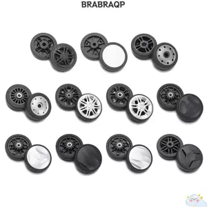 Bánh xe vali BRBRAA, với các bộ phận vali vít Trục thay thế bánh xe, Bộ sửa chữa bánh xe bánh xe thay thế bền bỉ Phụ kiện hành lý