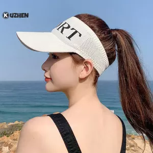 KUZHEN Mũ Chống Nắng Nữ Chống Tia UV Mũ Chống Nắng Chạy Ngoài Trời Mới Du Lưỡi Mũ Chống Nắng HOT