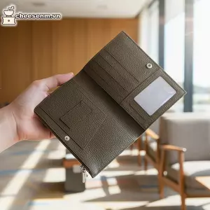 Hộp đựng hộ chiếu da chống nước Cheenm có khe cắm nhiều thẻ Hoàn hảo cho du lịch công sở VN