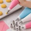1 Bộ Túi Ống Bánh - Có Vòi Phun Inox Nhiều Mảnh - Phụ Kiện Làm Bánh Gia Đình - Bộ Trang Trí DIY Bánh Sinh Nhật - Có Thể Tái Sử Dụng, Bền Đẹp / Miễn Phí Ship