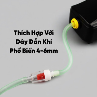 Van 1 Chiều Cho Máy Sủi Oxy Hồ Cá 4-6mm Chống Nước Chảy Ngược