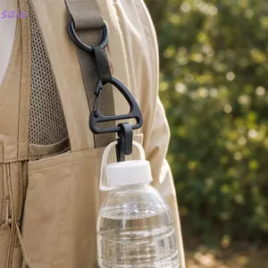 SAIA Tam Giác Carabiner, Phụ Kiện Ba Lô 4 Màu Lò Xo Quickdraws Kẹp, Hợp Kim Chất Lượng Cao 32 Mm Móc Ngoài Trời Cắm Trại Đi Bộ Đường Dài