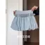Pure Desire Phong Cách Tương Phản Màu Sắc Dây Cổ Dài Tay Mùa Xuân Phong Cách Mới Slim-fit Ôm Hơn Nhìn Đẹp Top + Váy Nụ Hoa Bốn Mảnh