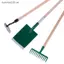 SRVN 3psc / bộ Dụng cụ làm vườn bằng kim loại cho phụ kiện thu nhỏ nhà búp bê.
