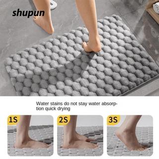Thảm trải sàn phòng tắm SHUPUN, Thảm tắm thực tế chống trượt, Thảm trải sàn bồn tắm mềm bền dày phòng tắm
