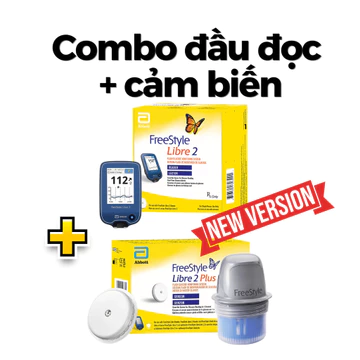 [MẪU MỚI] Máy đo đường huyết FreeStyle Libre 2 Plus (15 ngày)/ Cảm biến đo đường huyết liên tục