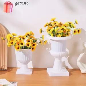 Bình trang trí GAVESTO, Chậu hoa phong cách bệt Mini, Chậu trồng cây mọng nước phong cách Bắc Âu đứng bằng nhựa cho bữa tiệc cưới Trang trí phòng khách