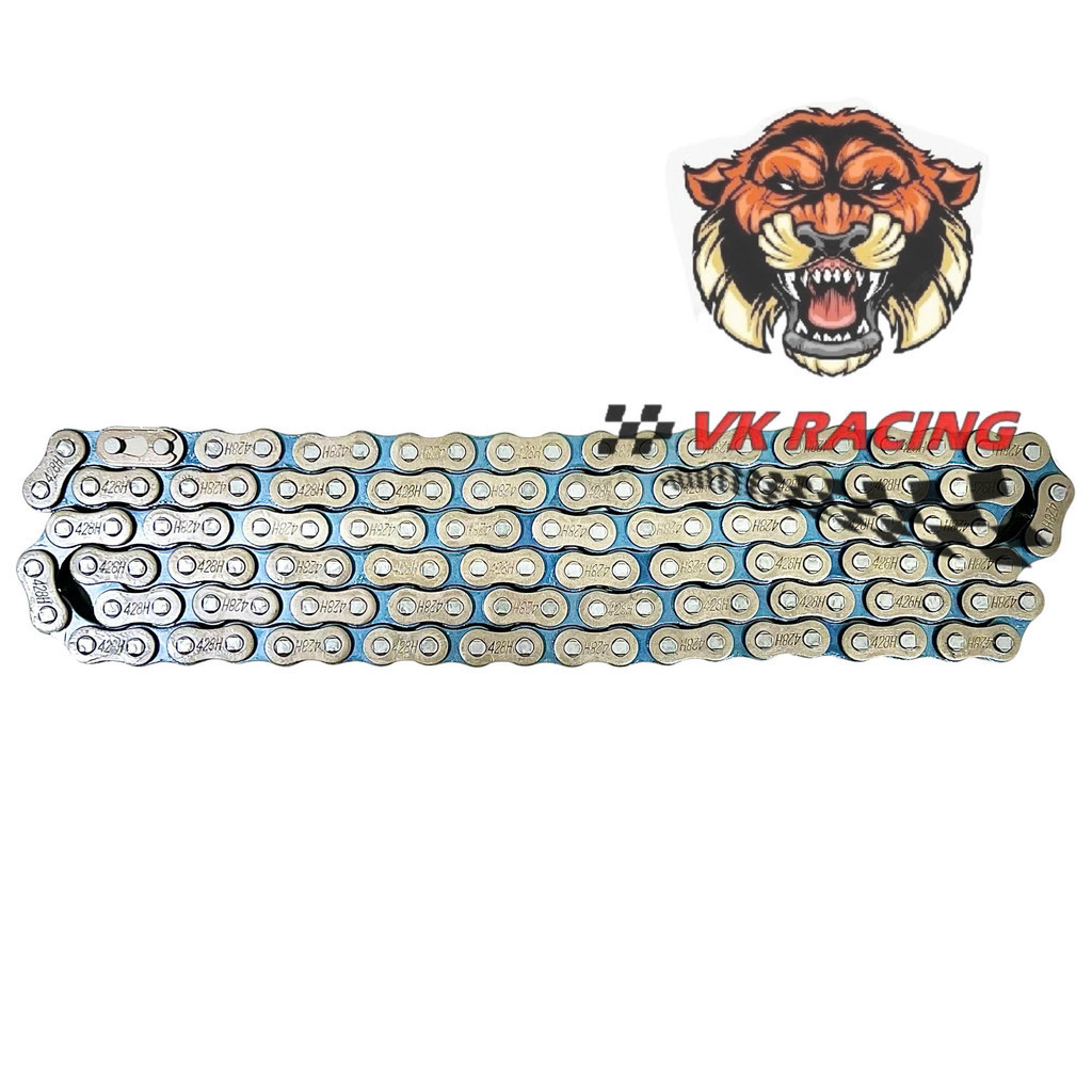 Sên xích lõi cuốn yellow - blue mắc sên màu vàng xanh 428-126L ( sên 9 ly )