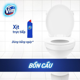Nước tẩy bồn cầu & nhà tắm VIM diệt khuẩn 880ML/ 870ML/ tui nhỏ 140ML