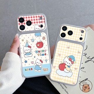 Dành Cho Realme C100 C100i C85 Pro C75X C73 C71 C67 C65S C65 C63 C61 C55 C53 C51 C51S C35 C33 C30S Vỏ Điện Thoại Da PU Dễ Thương Hello Kitty Chó Tình Yêu Nơ Hoa Vỏ Hoạt Hình