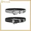 Siyuyan Cá Tính Gothic Kim Cương Giả Thắt Lưng Nữ Thời Trang Bé Gái Da PU Thắt Lưng Tây Cao Bồi Y2K Retro Quần Jean Váy Trang Trí Dây Thắt Lưng VN