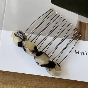 Lược Cài Tóc Pháp Kiểu Hàn Quốc, Kẹp Tóc Công Chúa, Trang Trí Tóc丸子头, Tạo Kiểu Tóc丸子头