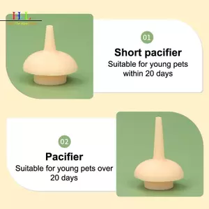 HL Pet Mèo Con Bình Ăn Núm Vú Ăn Có Thể Bóp Sữa Lỏng Cho Chó Sơ Sinh Chó Con Thỏ Hamster Mèo LMWU