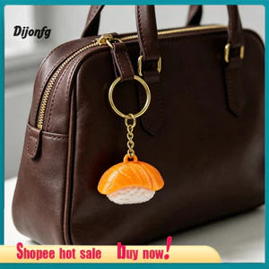 Tiện ích giảm căng thẳng cho người lớn và thanh thiếu niên, Móc khóa Clicker theo chủ đề Sushi, Chất liệu PLA an toàn, Thiết kế nhẹ và bền bỉ