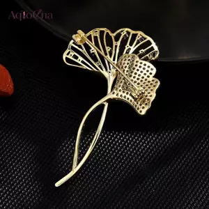AqToCna Ginkgo Biloba Thổ Cẩm Tính Khí Sang Trọng, Thiết Kế Sense Niche, Pin Cao Cấp, Bộ Đồ Tinh Tế, Phụ Kiện Corsage AqToCna