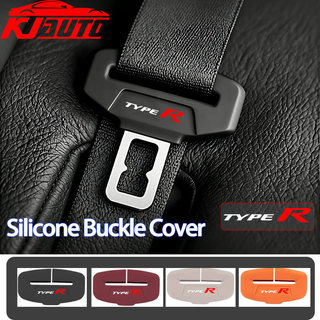 Honda Type R Dây An Toàn Ô Tô Khóa Bảo Vệ Bao Silicon Mềm Chống Va Chạm Vỏ Dây An Toàn Ô Tô Cắm Dành Cho Thành Phố Civic HRV BRV CRV WRV Brio Fit Vezel Jazz Accord RS Nội Thất
