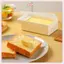 Đĩa Bơ JRP Có Nắp Bơ Tươi Hộp Giữ Có Máy Cắt Lát Mặt Bàn Hộp Bơ Để Bảo Quản Tủ Lạnh Nhà JRP