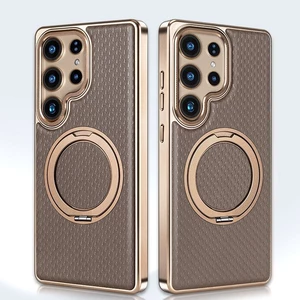 Ốp Lưng Cho Samsung S26 S25 S24 S23 Siêu Thanh Lịch Và Sang Trọng Mờ Bảo Vệ 360 Chân Đế Có Giá Đỡ Chân Đế Trơn