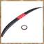 Cánh lướt gió ô tô đa năng, Cánh lướt gió phía sau có thể điều chỉnh Lip Roof Tail Wing Phụ kiện, Đen + Đỏ