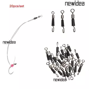 NEWIDEA 20 Cái / lốc Câu Cá Xoay Chụp Giải Quyết Phụ Kiện Bền Chất Lượng Cao Đường Kẹp