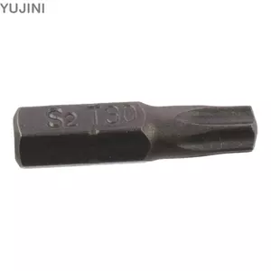 YUJINI 1 Torx Bits, 25mm Chiều dài T6-T40 Vít Driver Bit, 1 / 4 Inch Hex Shank S2 Thép hợp kim 6 điểm Đầu sao Bộ tuốc nơ vít
