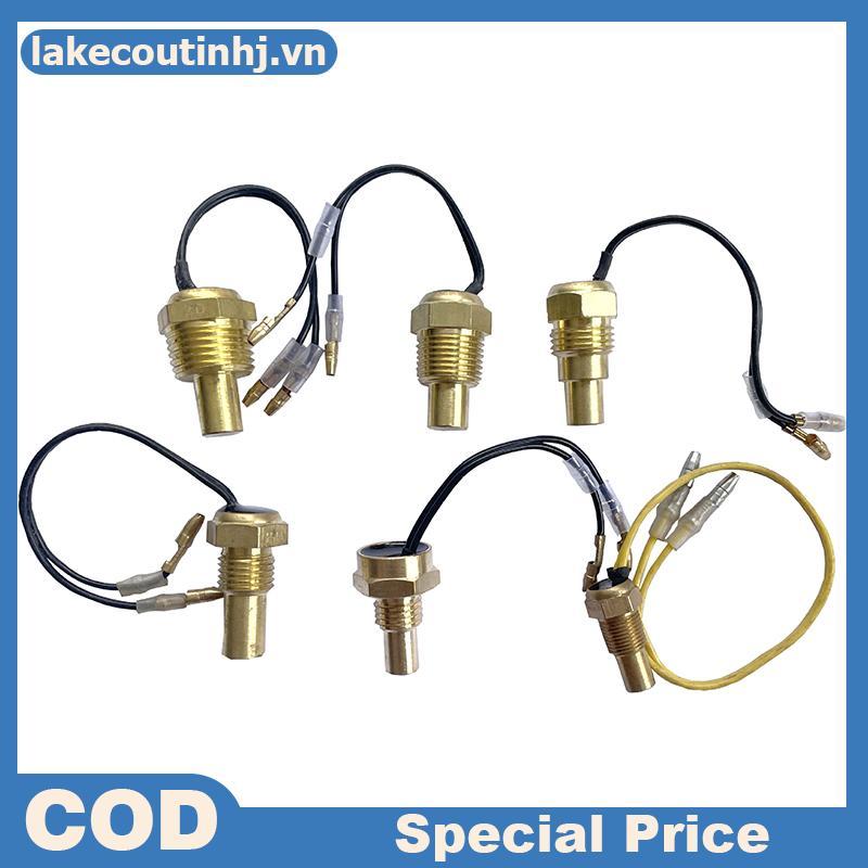 Lu 1PC 12V / 24V 10MM 12MM 14MM 16MM 17MM 21MM Cảm Biến Nhiệt Độ Nước Đa Năng Cảm Biến Nhiệt Độ Ô Tô Đồng Hồ Đo Nhiệt Độ Nước tinhj
