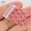 HFTOY 100 Chiếc Túi Ziplo Mini Túi Dây Kéo Nhựa Nhỏ Túi Đựng Thuốc ~