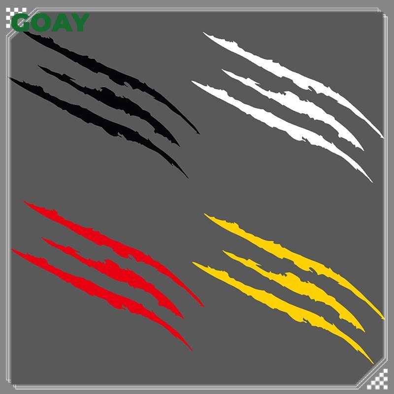 GOAY Kiểu Dáng Xe Đèn Pha Xe Cá Tính Stiers Monster Claw Trầy Xước Sọc Dấu Hiệu Đèn Pha Decal Xe Stiers Tự Động Accessorie VN