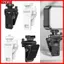 Giá đỡ đèn Flash máy ảnh YRBWD, Kẹp đèn Mini bằng nhựa cầm tay, Giá đỡ vít 1 / 4 hữu ích Điện thoại di động Máy tính lấp đầy ánh sáng Video cố định Phụ kiện chụp ảnh