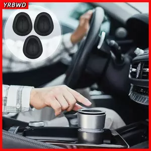 YRBWD 3 Cái Giới Hạn Cốc Nước Ô Tô, Giá Đỡ Cốc Nước Ô Tô Màu Đen Đa Năng, Phụ Kiện Nội Thất Ô Tô Silicon Chất Lượng Cao Phụ Kiện Chai Thủy Tinh