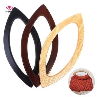 HWETR Túi Gỗ Chắc Chắn Tay Cầm Thay Thế Túi Xách Tự Làm Tote Tay Cầm Túi Dây Đeo Cổ Điển
