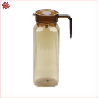 Bình đựng nước có gân dung tích lớn N & X 1.1L có nắp và tay cầm Bình đựng nước trong suốt để sử dụng tại nhà và văn phòng.
