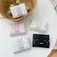# HB # Ví da giả nhẹ in hoa dễ thương Trang trí nơ vàng nhiều khe cắm thẻ để mua sắm sử dụng hẹn hò.