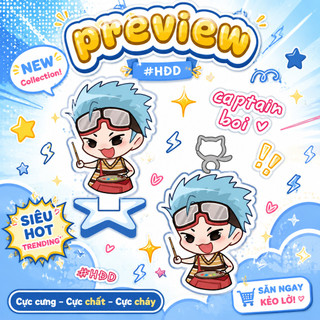 Standde và keychain “CAPTAIN BOY HOẠ SĨ ”(4 ver)