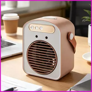Quạt Để Bàn Nhỏ 3 Tốc Độ Sạc Với Máy Tạo Độ Ẩm Chạy Bằng Pin Bàn Quạt Cho Phòng Ngủ Văn Phòng Du Lịch Mùa Hè lyuvn