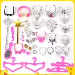 20 Chiếc Đa Năng Bông Tai Vòng Tay Thái Cho 1 / 6 Phụ Kiện Búp Bê Bộ Thời Trang Búp Bê Bé Gái Trang Sức DIY Trang Trí Đồ Chơi