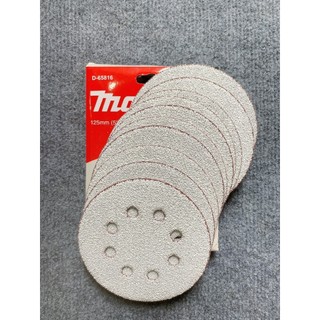 Nhám tròn đế lông 125mm độ hạt 40-400 Makita (Hộp 10 tờ)