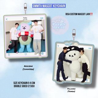 keychain keyring gantungan kunci gmmtv mascot polcasan permpoon domiia avocean paody gmmtv doll tiny doll dollkey tha